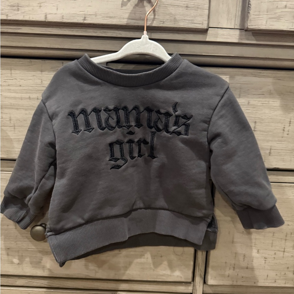 Chic Kids Sweatshirt in Charcoal